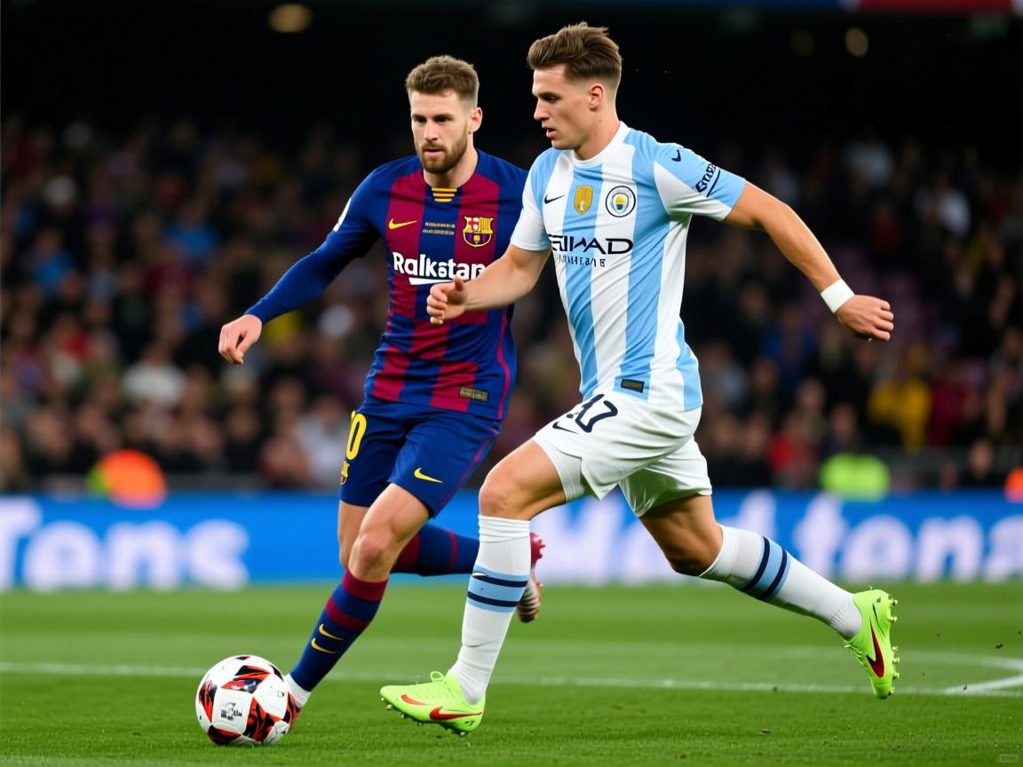 10球3助攻！巴萨挖角曼城失意带刀后卫，克里斯滕森最佳替代者  第2张