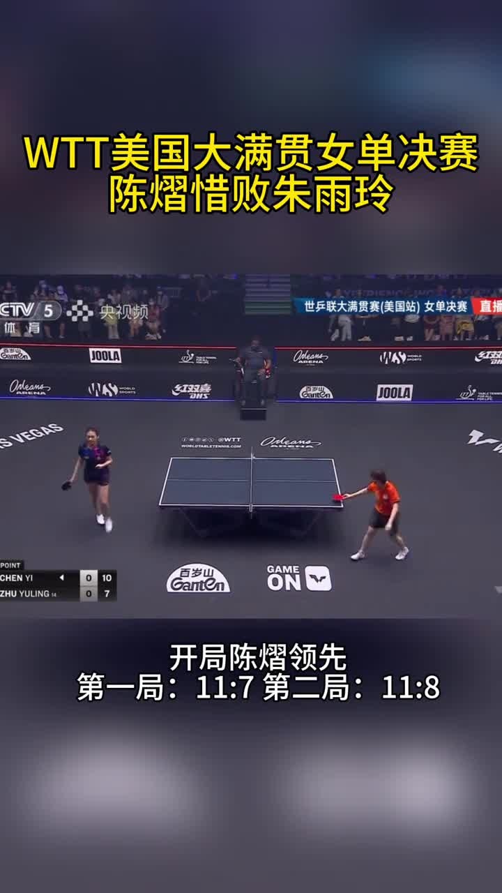 安博体育-朱雨玲4-2战胜陈熠，首夺WTT大满贯冠军的简单介绍
